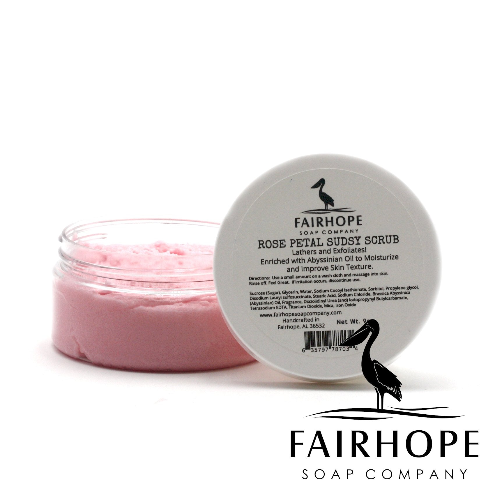 Rose Petal Sudsy Scrub – Fairhope Soap Company - Wholesale